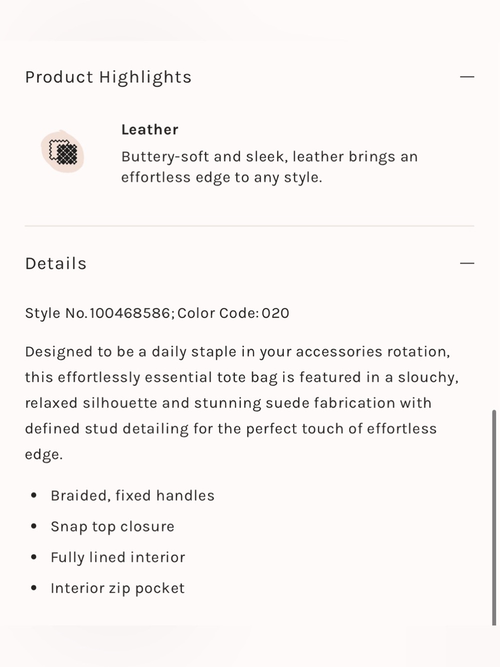 NWT FREE PEOPLE See You Soon Studded Tote | Bitter Bark/Brown MSRP $198 CURRENT - Picture 11 of 12